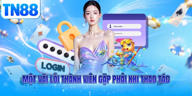 Một vài lỗi thành viên gặp phải khi thao tác