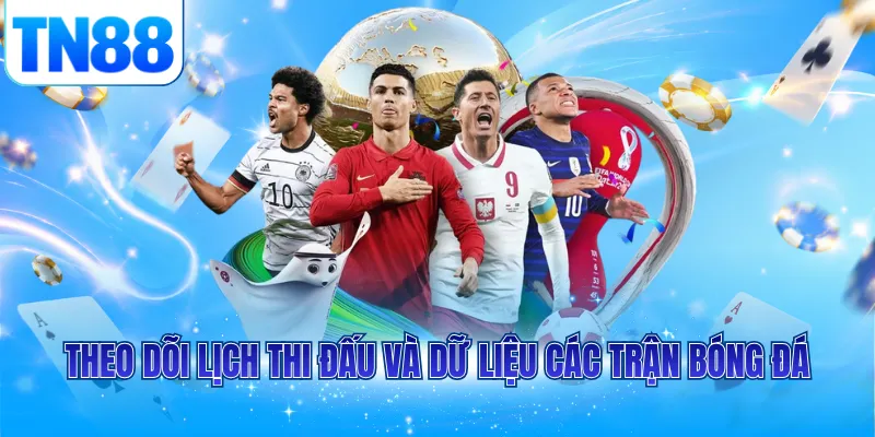 Theo dõi lịch thi đấu và dữ liệu các trận bóng đá